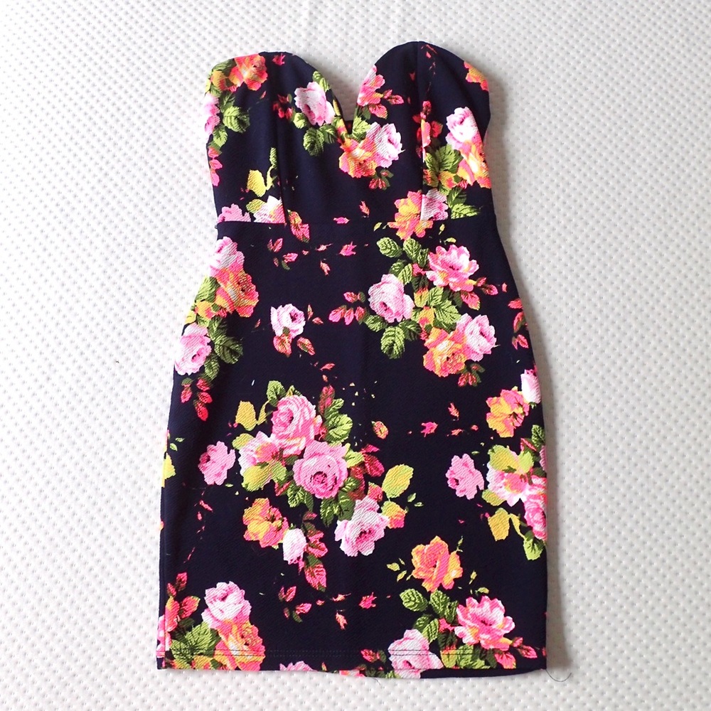 Windsor blue floral mini dress size S